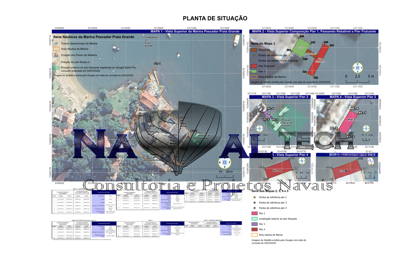 Plantas de Situação de Pieres de Eventos